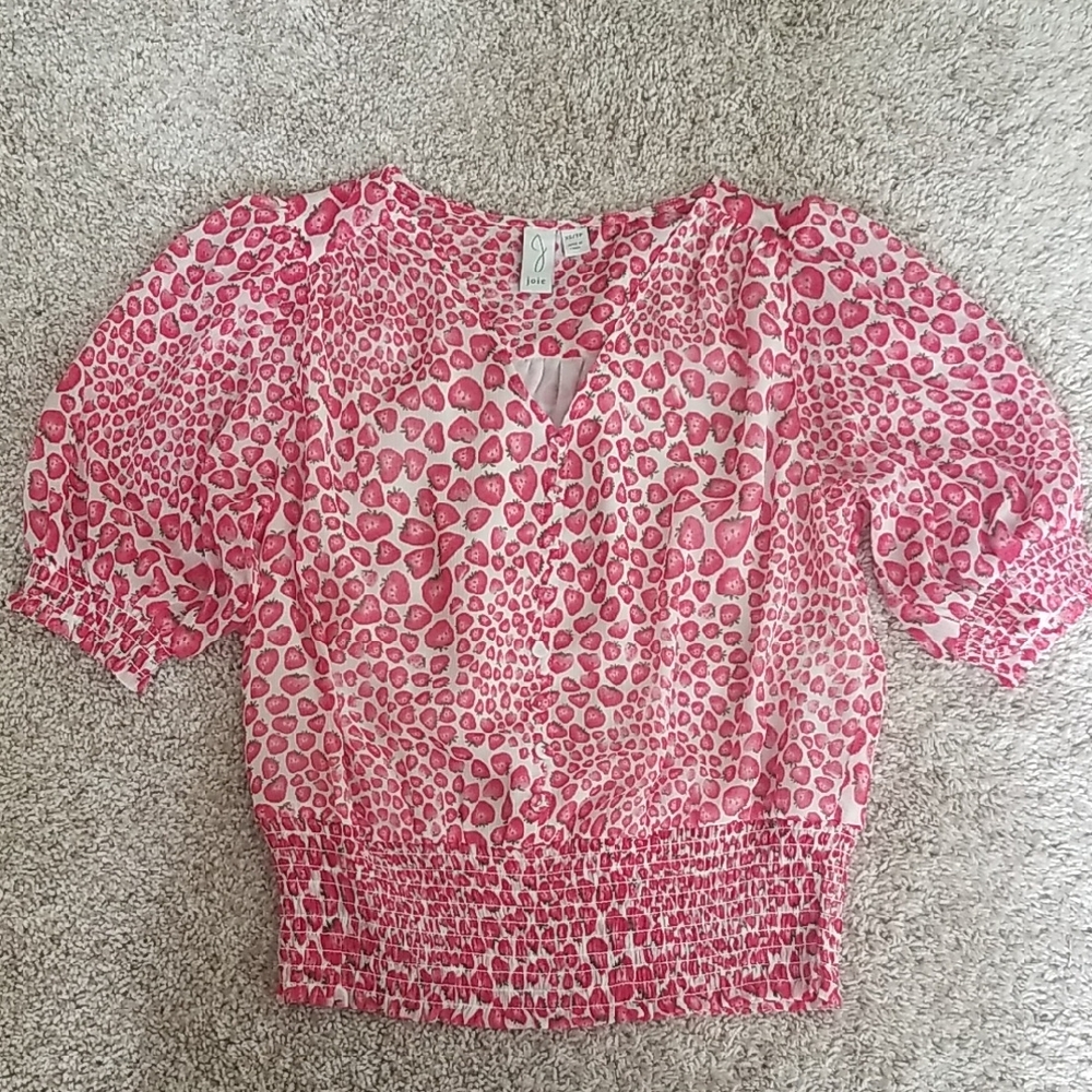 Joie Strawberry Blouse